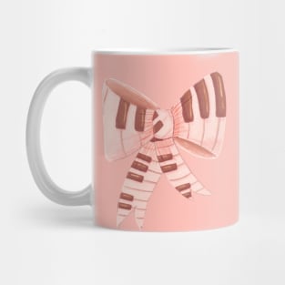 Piano key ribbon Mug